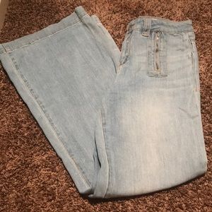 Anthropologie flare 70s jeans